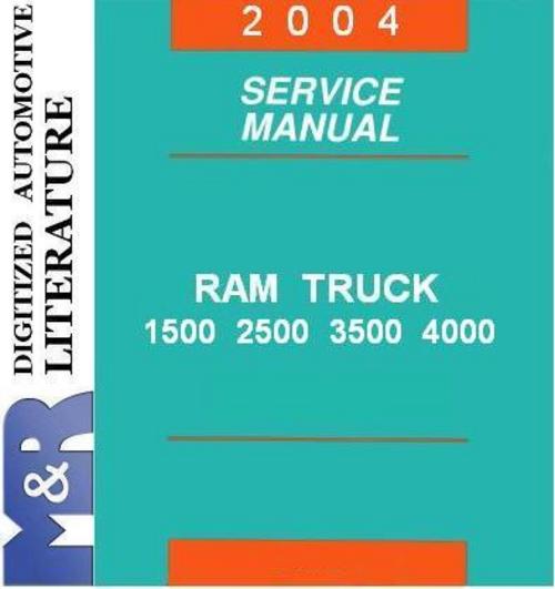 2009 dodge ram 1500 truck factory service manual cd