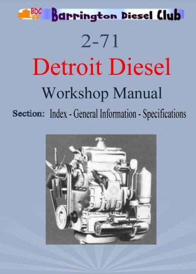 detroit diesel engine 71 manual