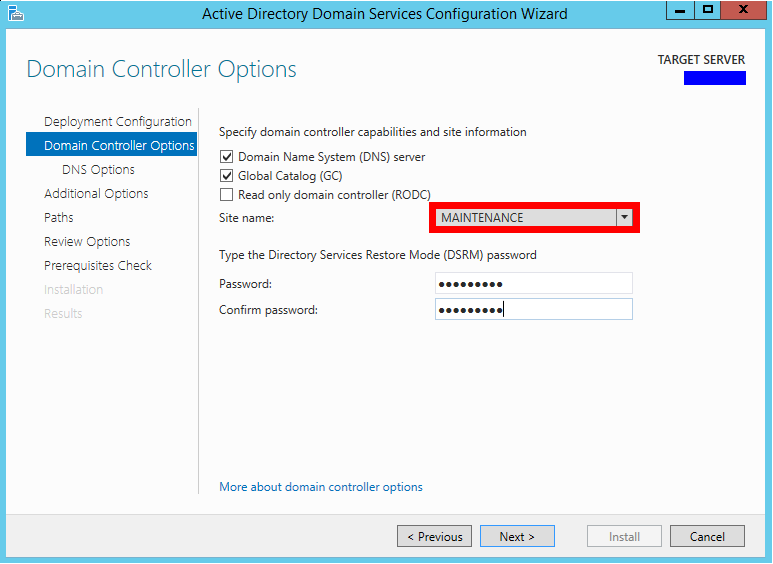 how to install dns on ad domain controller manually