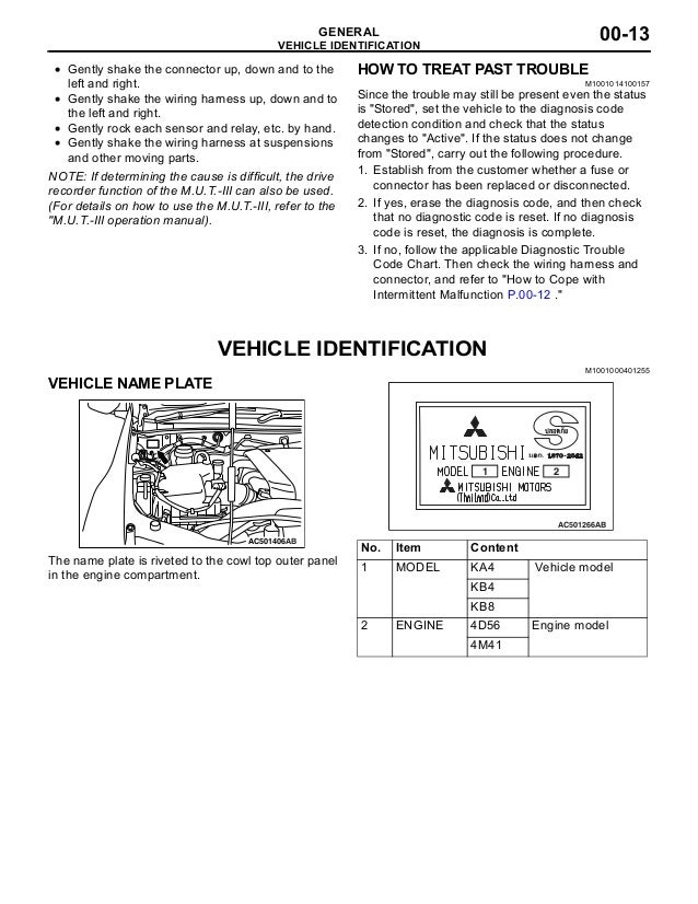 mitsubishi triton service manual pdf