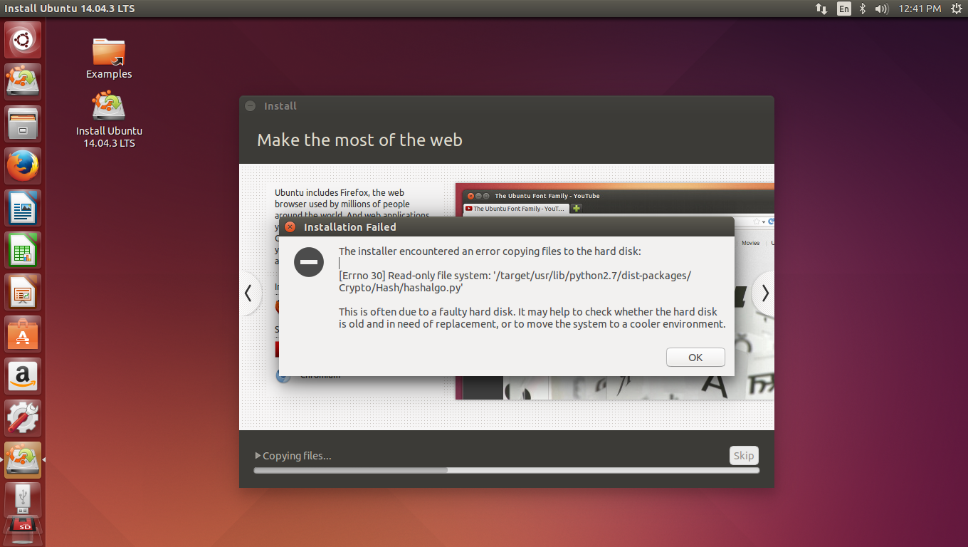 how to install ubuntu 12.04 manual partition
