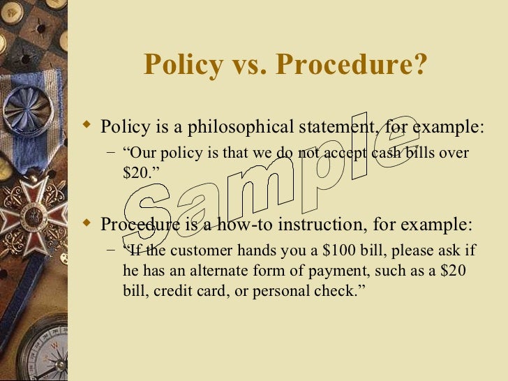 how to policy and procedures manual