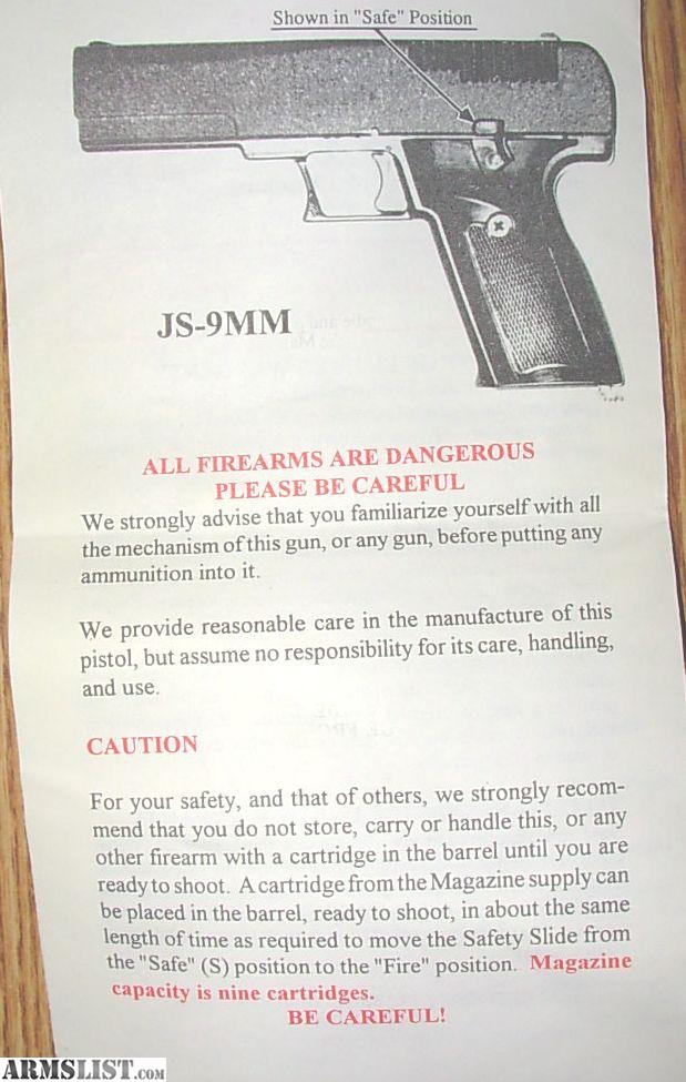 stallard arms js 9mm manual